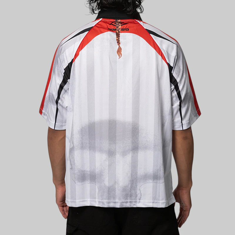 01 03 Polo - White/Red - Image 3