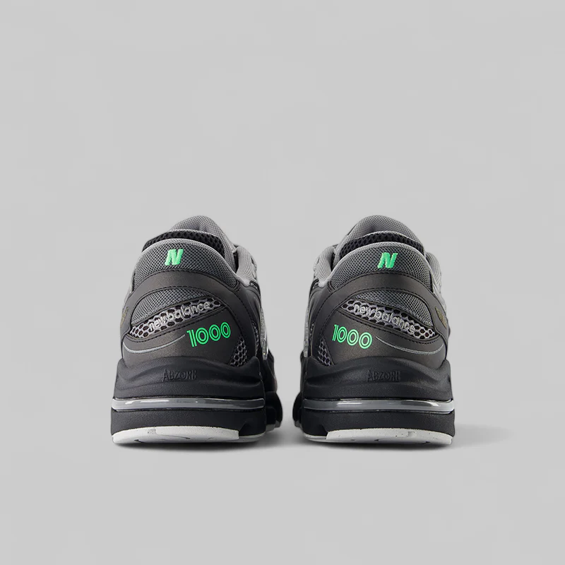 1000v1 - Dark Silver Metallic/Lime Leaf - Image 7