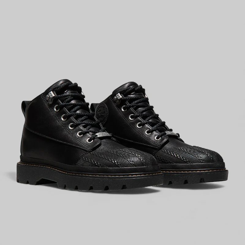 1908 Archives By Tyler Bronco Boot Hi - Black/Apple Cinnamon - Image 3