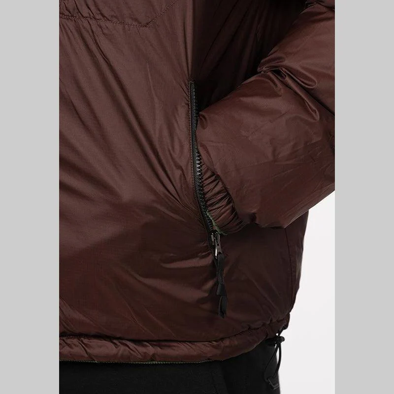 1992 Reversible Nuptse Jacket - Pine Needle/Coal Brown - Image 14