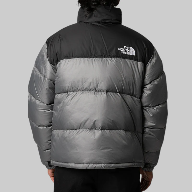 1996 Retro Nuptse Jacket - Smoked Pearl/TNF Black - Image 4
