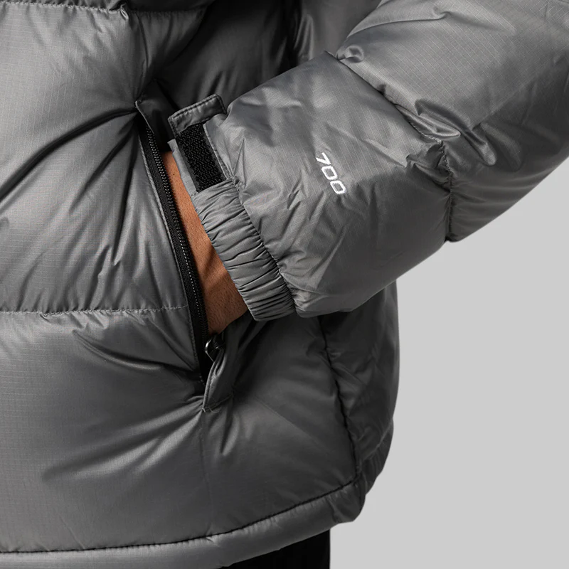 1996 Retro Nuptse Jacket - Smoked Pearl/TNF Black - Image 7
