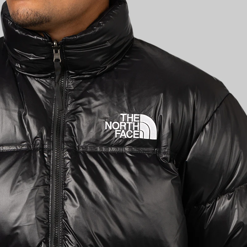 1996 Retro Nuptse Jacket - TNF Black/Shine - Image 7