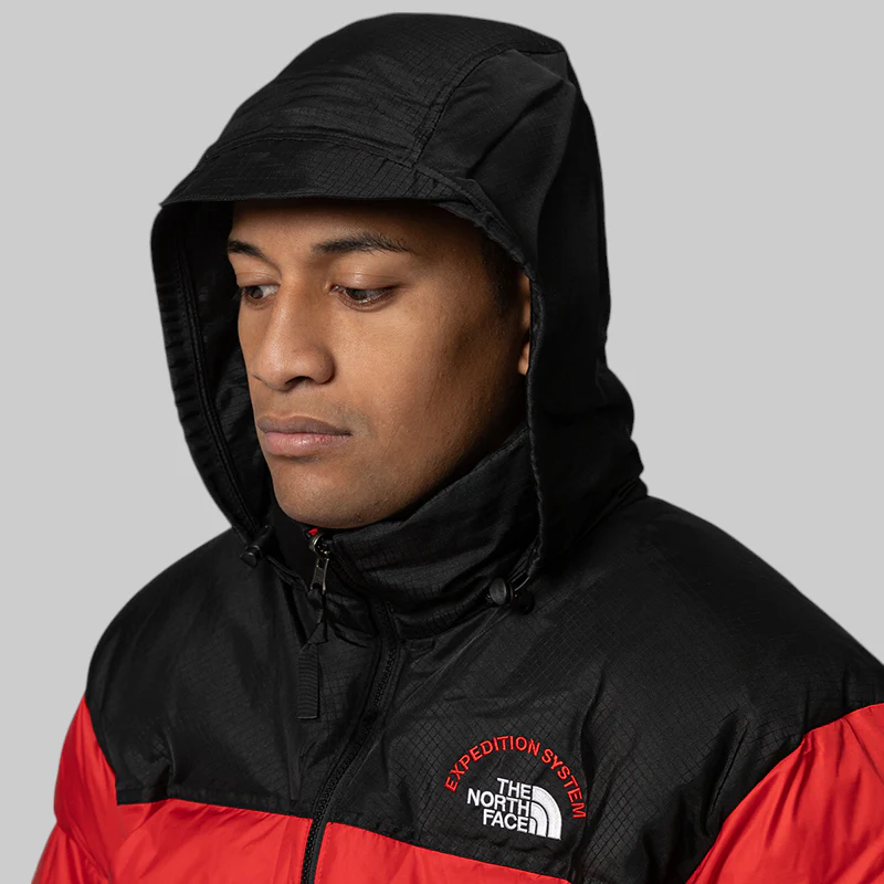 1996 Retro Nuptse Jacket - TNF Red/TNF Black - Image 8