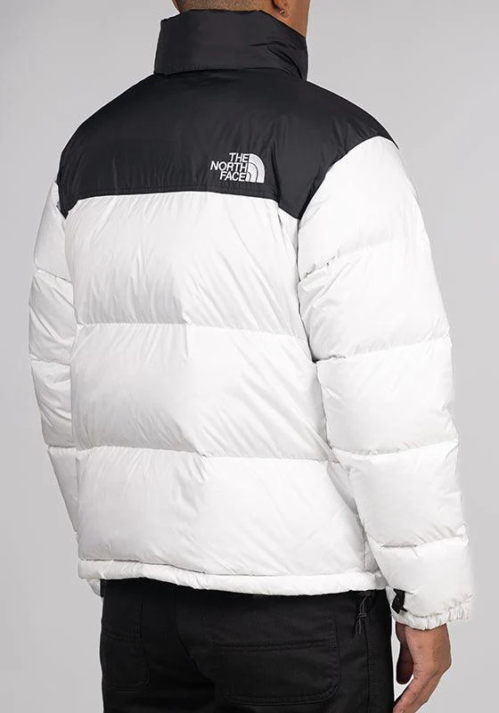 1996 Retro Nuptse Jacket - TNF White/TNF Black - Image 5