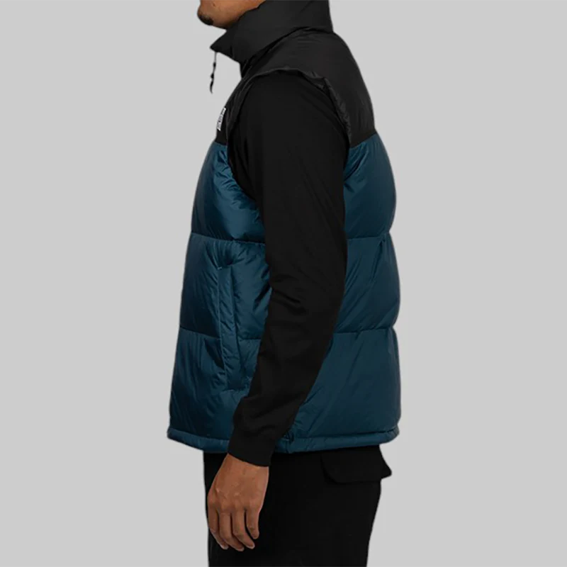 1996 Retro Nuptse Vest - Midnight Petrol/TNF Black - Image 3