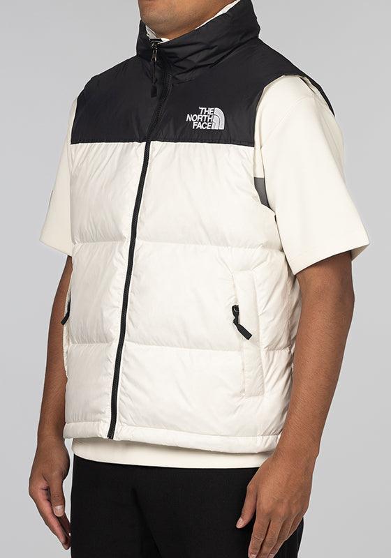 1996 Retro Nuptse Vest - White Dune - Image 2