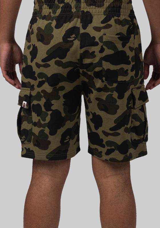 1st Camo 6 Pocket Sweat Short - Green - Image 2