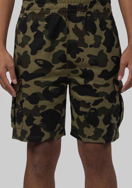 1st Camo 6 Pocket Sweat Short - Green - Image 3