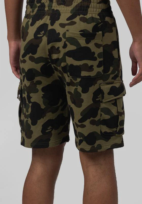 1st Camo 6 Pocket Sweat Short - Green - Image 6