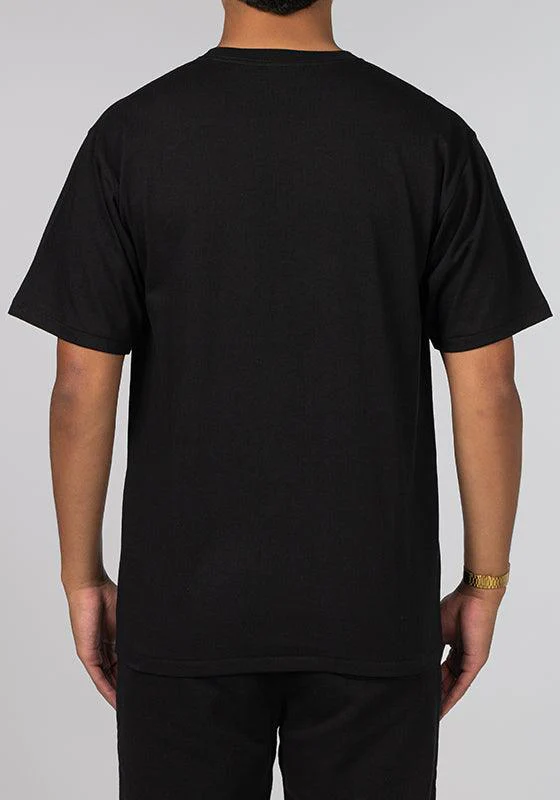 1st Camo College T-Shirt - Black/Green - Image 2