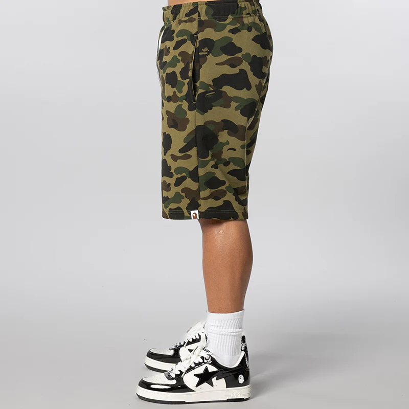 1st Camo Shark Sweat Short - Green - Image 3