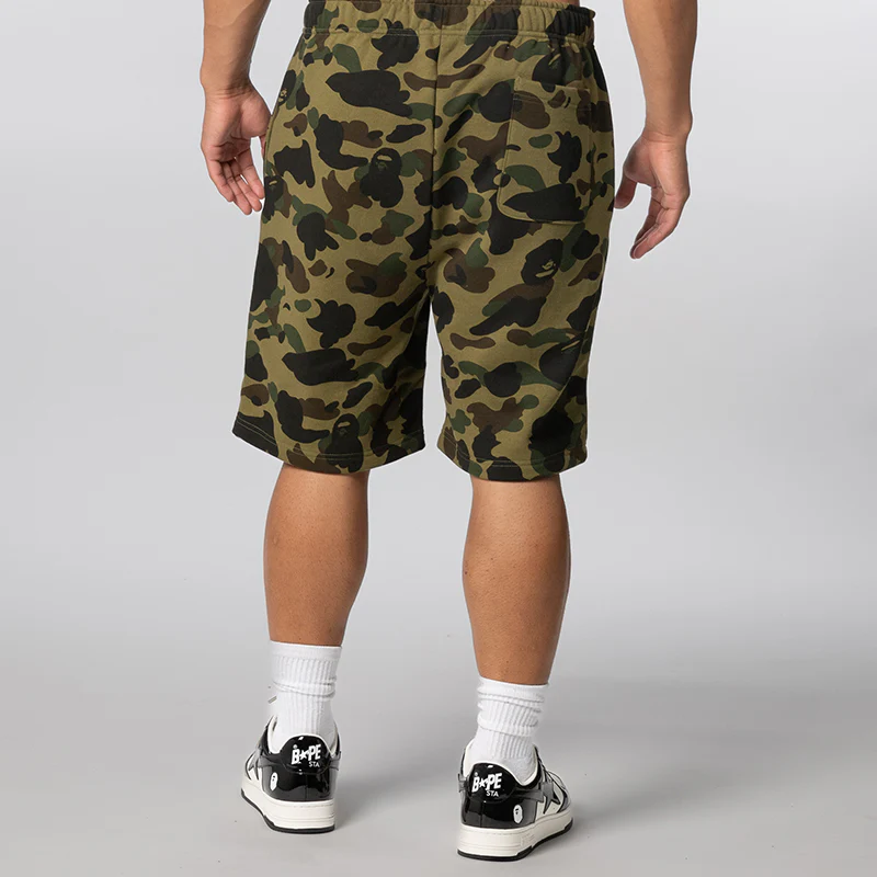 1st Camo Shark Sweat Short - Green - Image 4