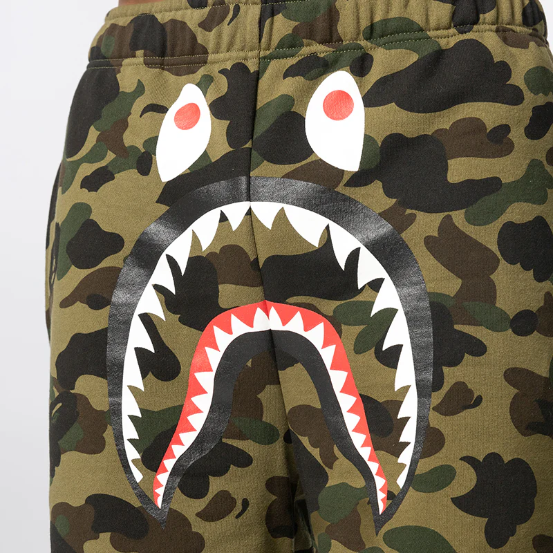 1st Camo Shark Sweat Short - Green - Image 6