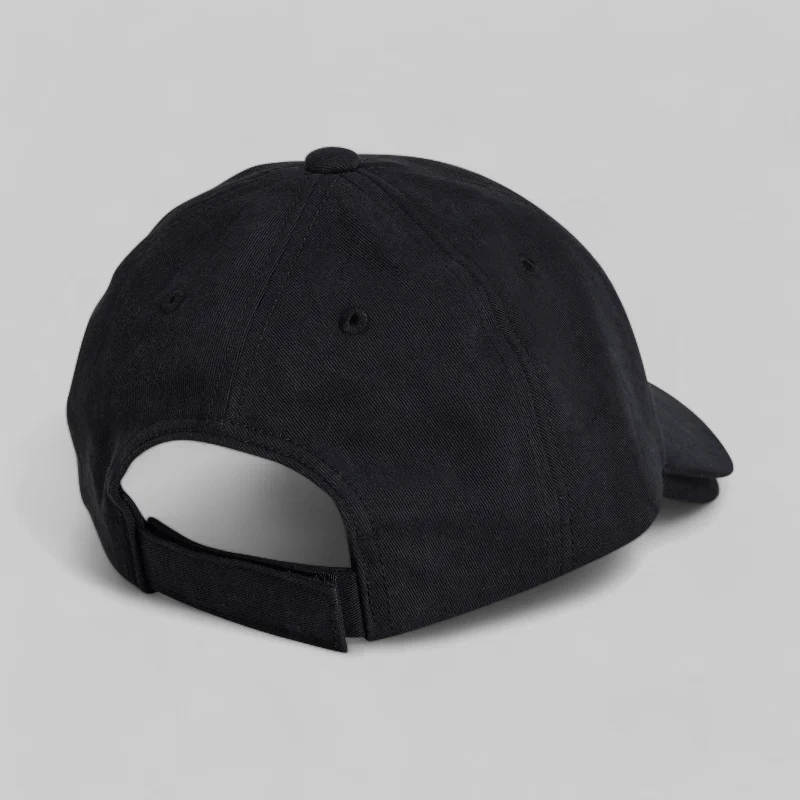 3-Stripe 'Double Brim' Cap - Black - Image 5