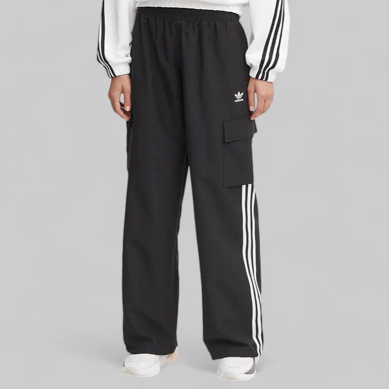 3-Stripes Cargo Pant - Black - Image 2