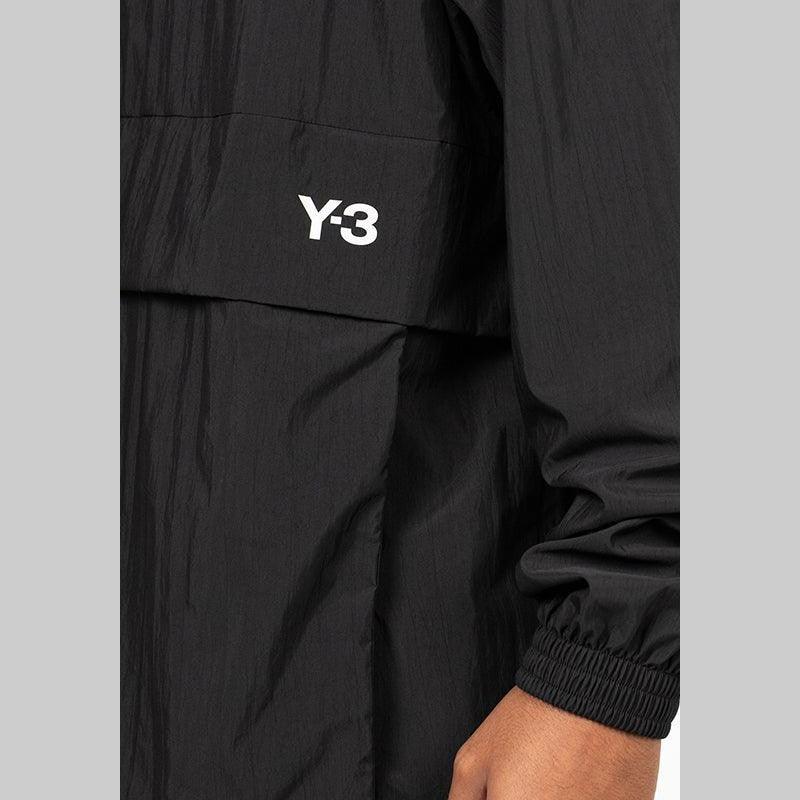 3 Stripes Nylon Half Zip - Black - Image 6