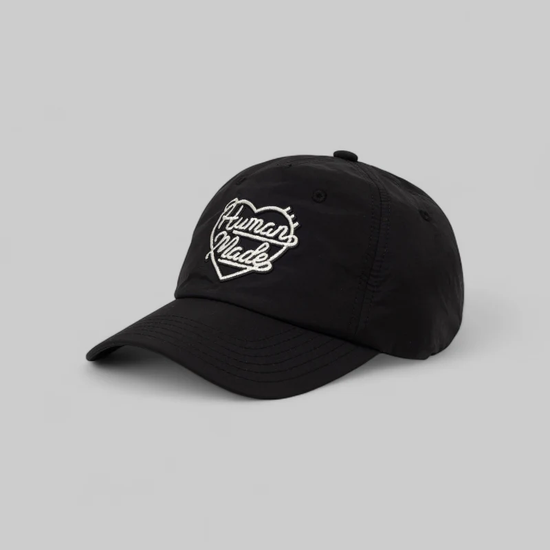 5 Panel Nylon Cap - Black - Image 2