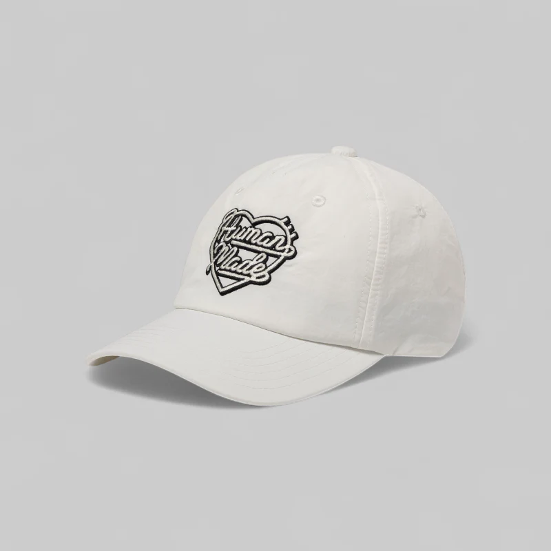 5 Panel Nylon Cap - White - Image 2