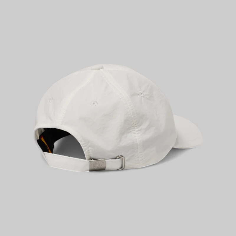5 Panel Nylon Cap - White - Image 3