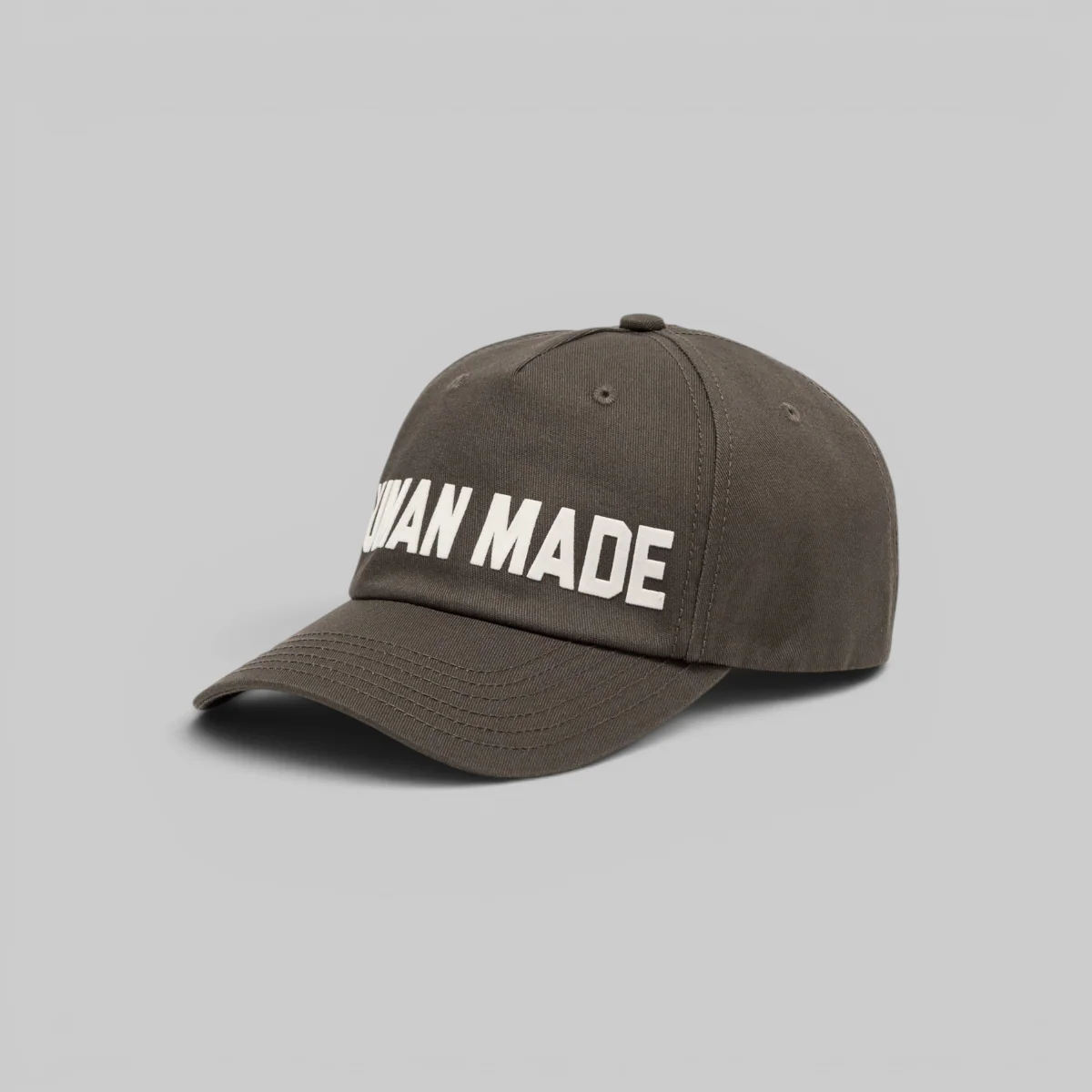5 Panel Twill Cap - Charcoal