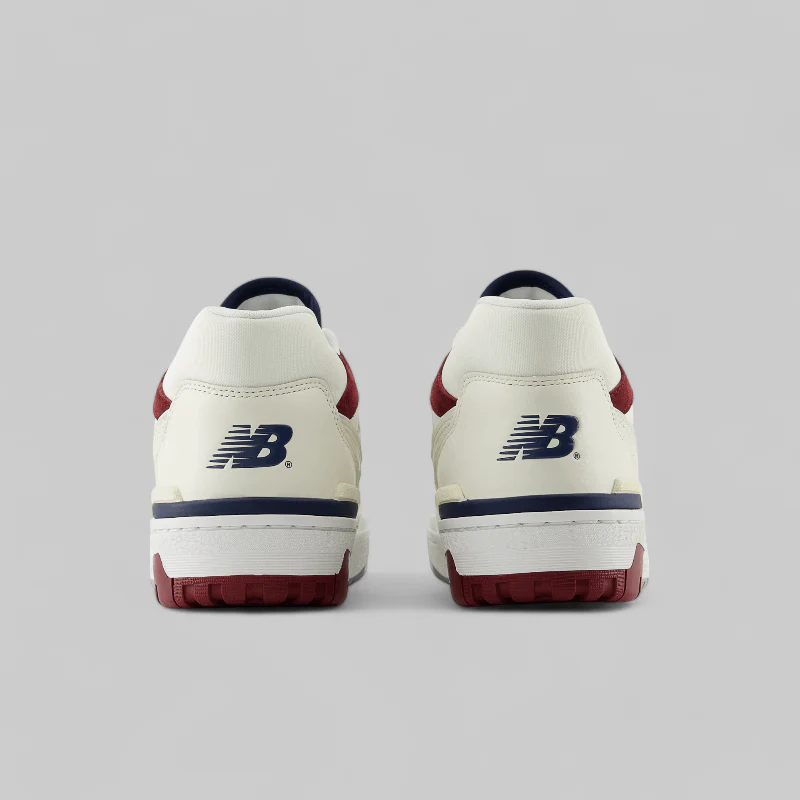 550 - Off White/Burgundy - Image 4