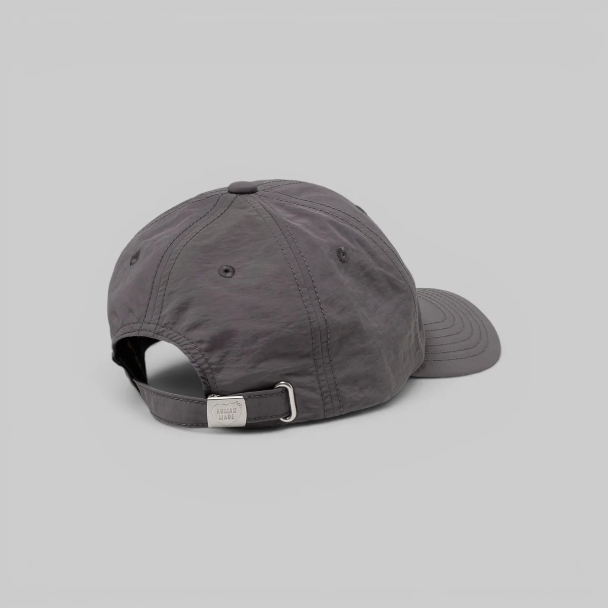 6 Panel Nylon Cap - Grey - Image 2