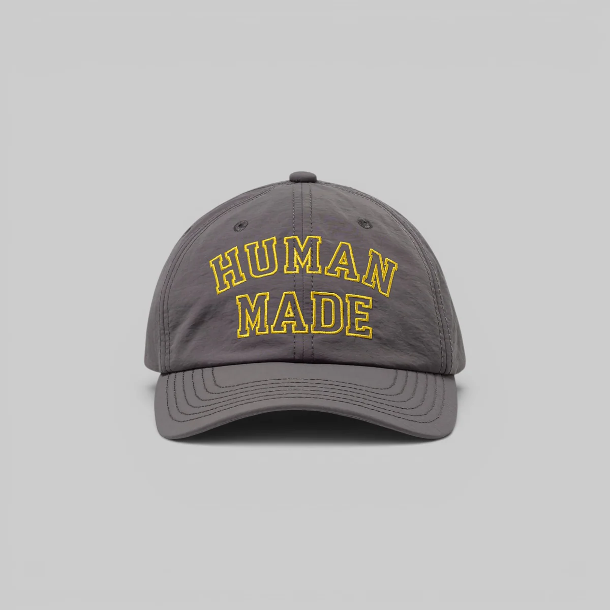 6 Panel Nylon Cap - Grey - Image 3