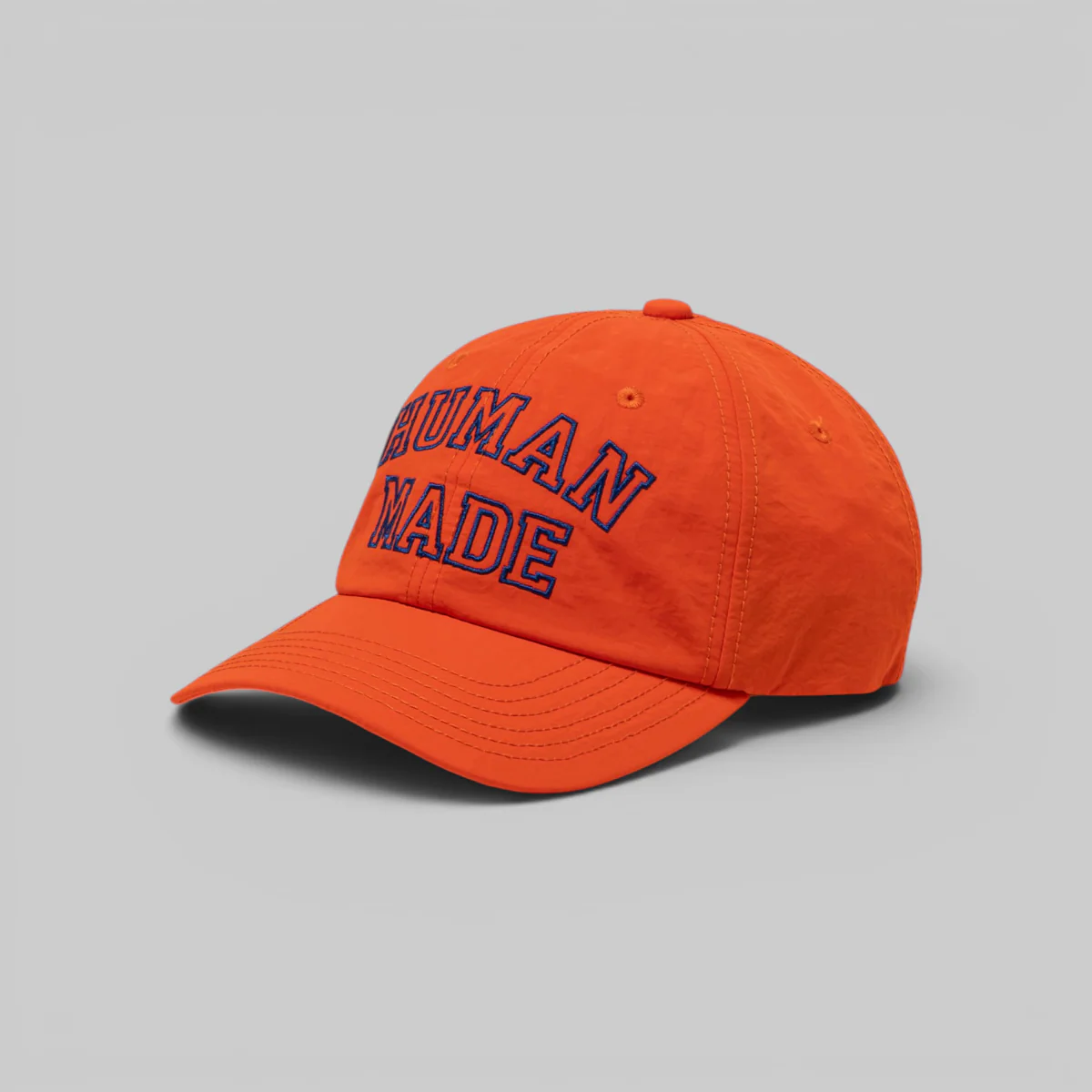 6 Panel Nylon Cap - Orange