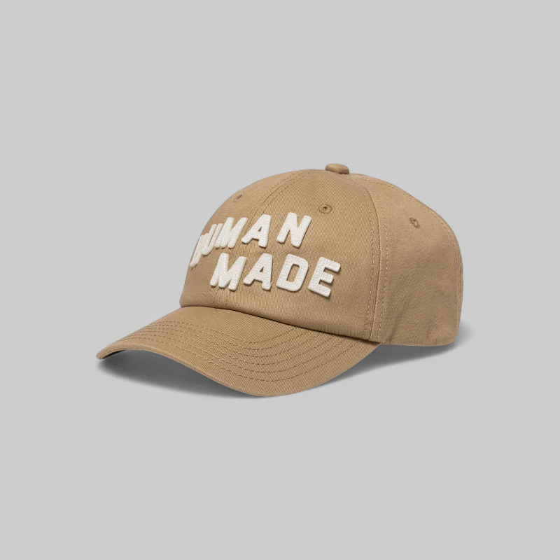 6 Panel Twill Cap - Beige