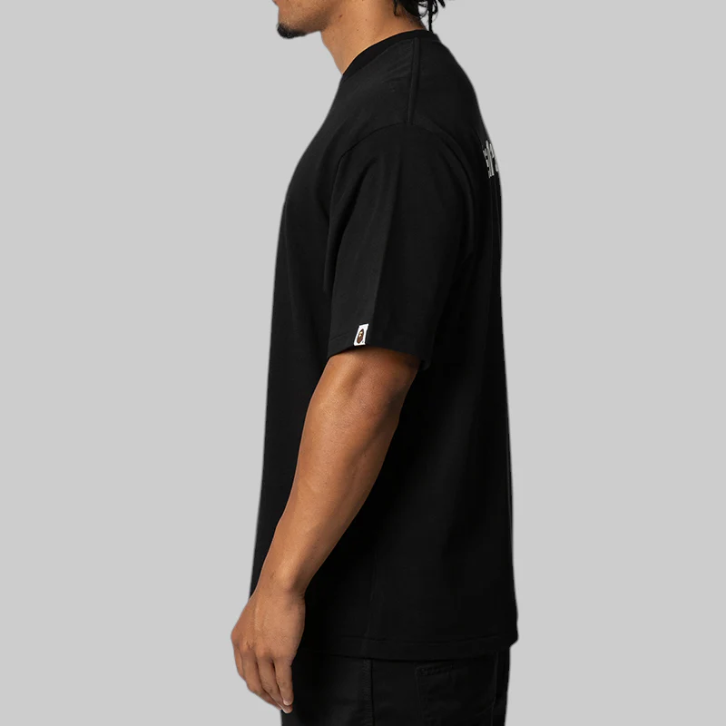 A Bathing Ape Logo Relaxed Fit T-Shirt - Black - Image 2