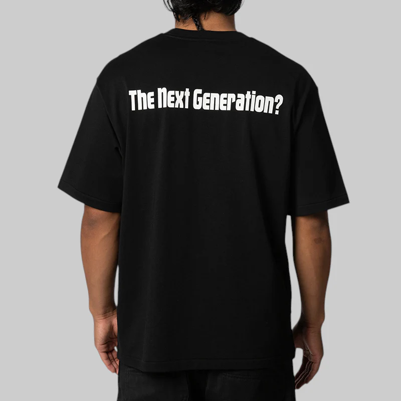 A Bathing Ape Logo Relaxed Fit T-Shirt - Black - Image 3