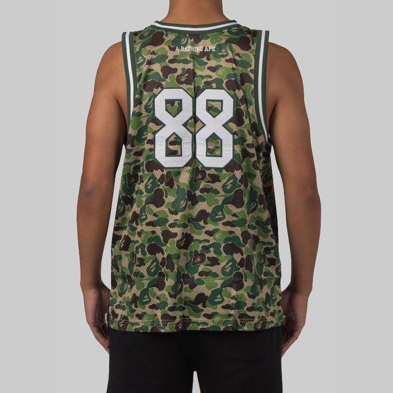 ABC Camo Basketball Tank - Green - Image 2