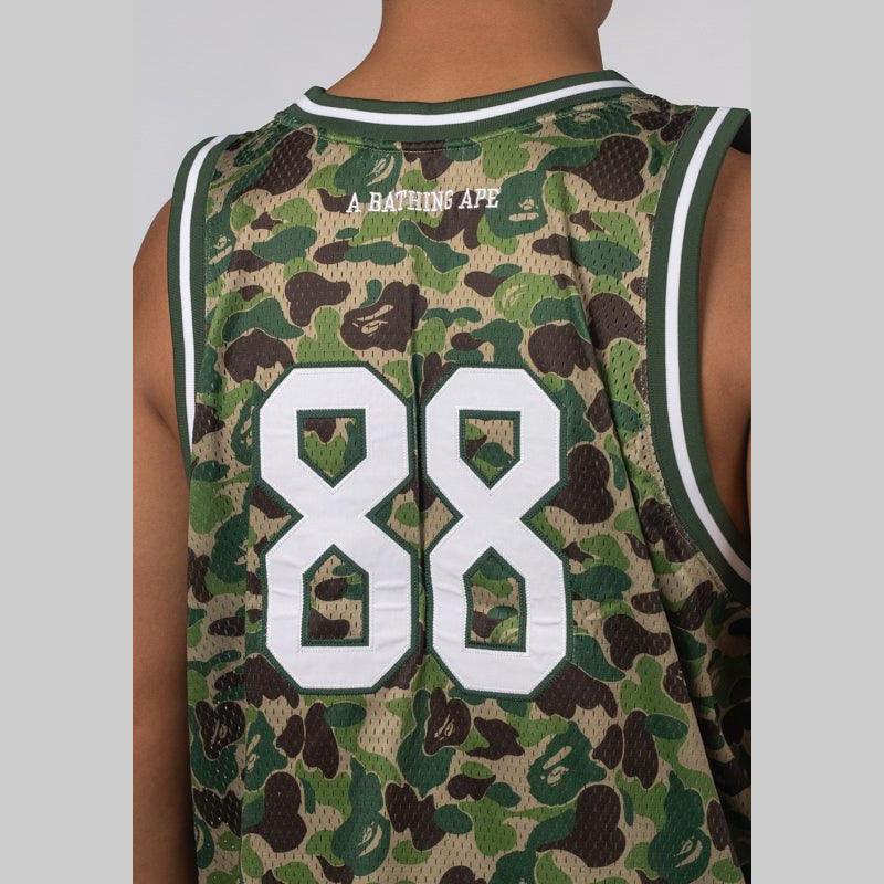 ABC Camo Basketball Tank - Green - Image 3