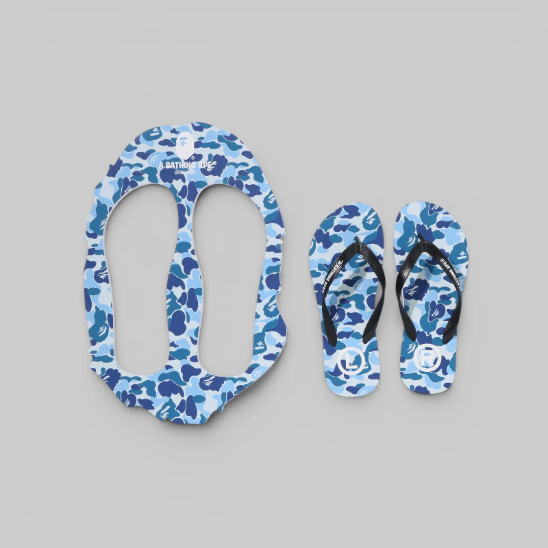ABC Camo Beach Sandals - Blue - Image 3