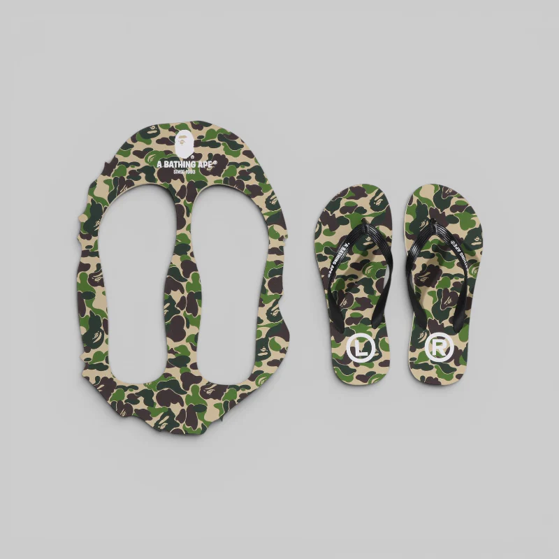 ABC Camo Beach Sandals - Green - Image 3