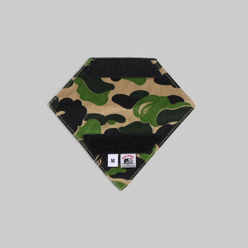 ABC Camo Dog Bandana Collar Medium - Green - Image 4