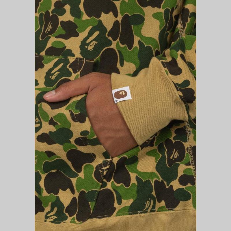 ABC Camo Double Shark Full Zip Hoodie - Green - Image 8