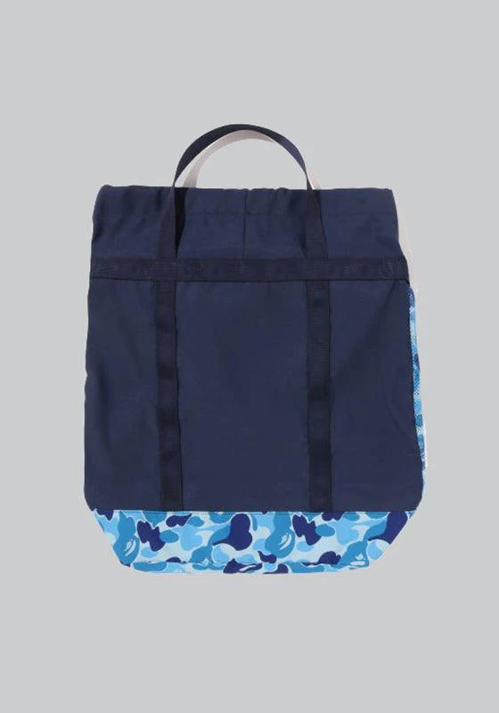 ABC Camo Mesh Tote Bag - Blue - Image 3