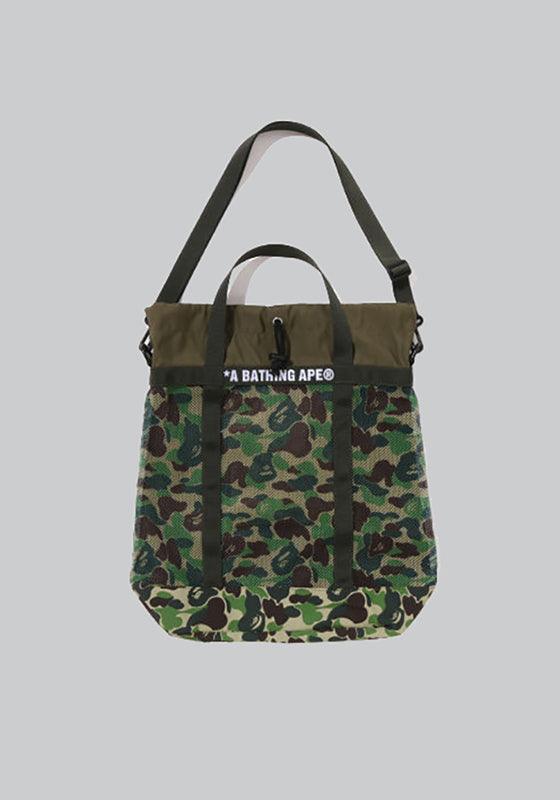 ABC Camo Mesh Tote Bag - Green