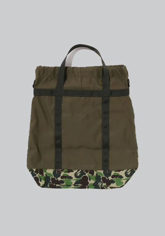 ABC Camo Mesh Tote Bag - Green - Image 3