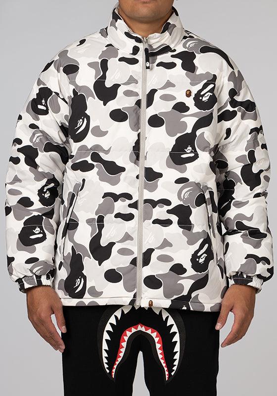 ABC Camo Reversible Down Jacket - Grey