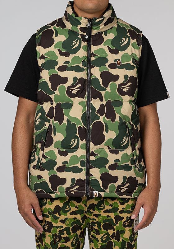ABC Camo Reversible Down Vest - Green