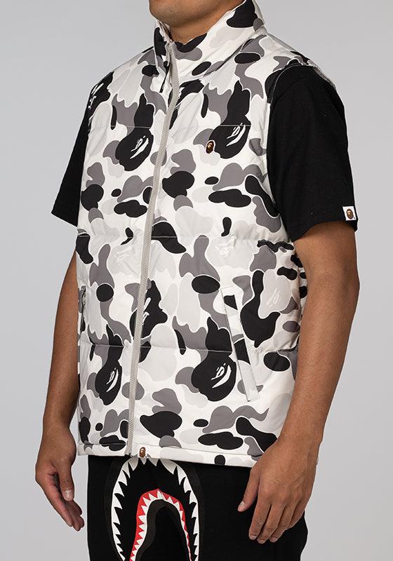 ABC Camo Reversible Down Vest - Grey - Image 4