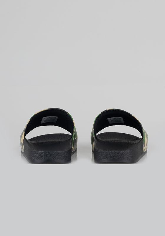 ABC Camo Slide Sandals - Green - Image 5
