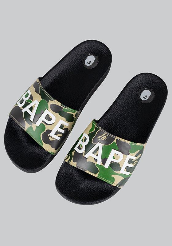 ABC Camo Slide Sandals - Green - Image 7