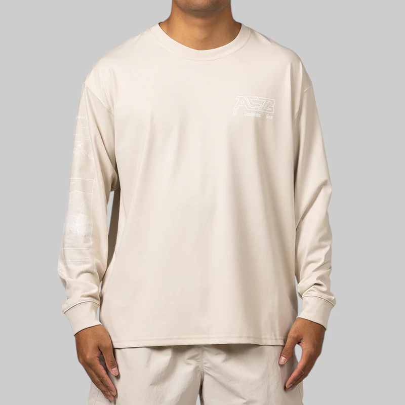 ACG NRG Geothermal Long Sleeve - Light Orewood Brown - Image 2