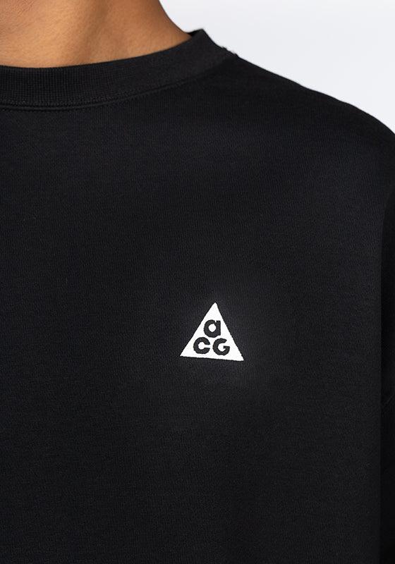 ACG TF Fleece Crew - Black/Summit White - Image 2