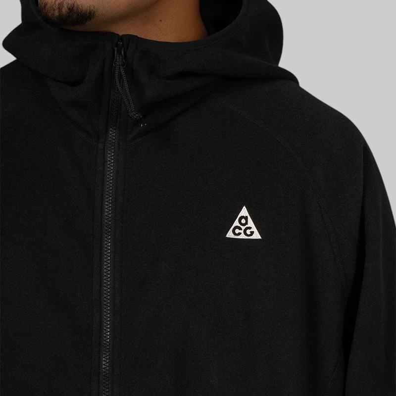 ACG Wolf Full Zip Hoodie - Black - Image 4