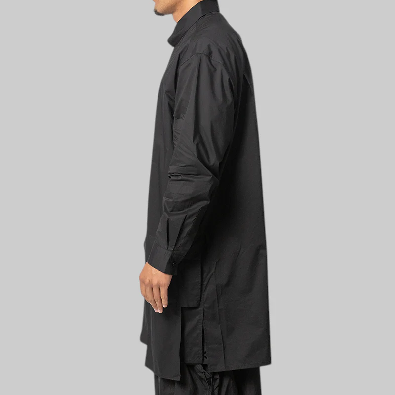 Adaptive Cotton Shirt - Black - Image 3